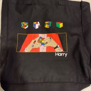 HARRY STYLES 2018 Tour Rubiks Cube Canvas Tote Bag